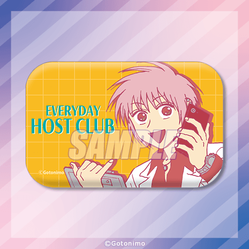 スクエア缶バッジ コーイチA