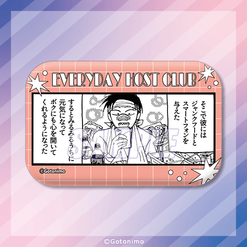 スクエア缶バッジ センイチ