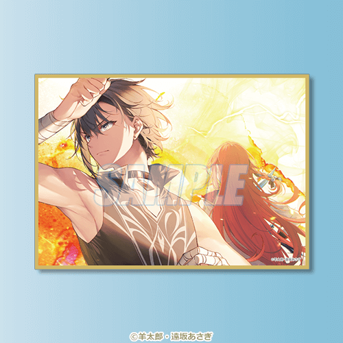 D-7 A6ミニ色紙 3巻カバーイラスト シド