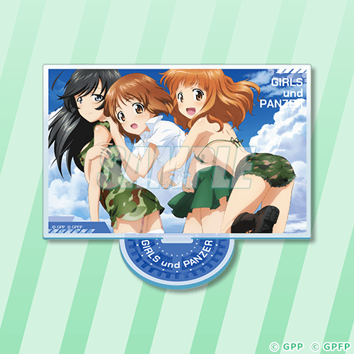 アクリルスタンド 西住 みほ&武部 沙織&五十鈴 華