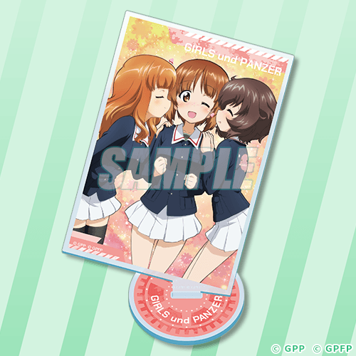 アクリルスタンド 西住 みほ&武部 沙織&秋山 優花里