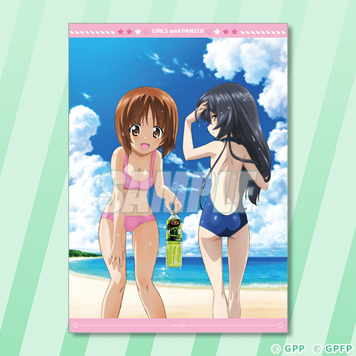 A3クリアポスター 西住 みほ&冷泉 麻子