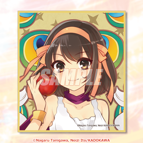 C-2 ミニ色紙 ハルヒ 女神ver.