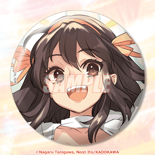 D-3 缶バッジ ハルヒ 天使ver.