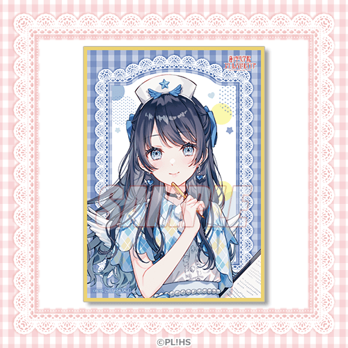 描き下ろしイラストA6ミニ色紙 村野 さやか