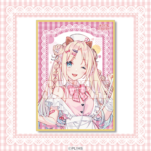 描き下ろしイラストA6ミニ色紙 大沢 瑠璃乃