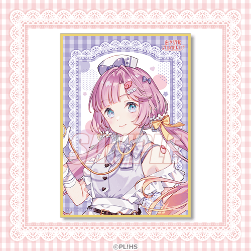 描き下ろしイラストA6ミニ色紙 安養寺 姫芽