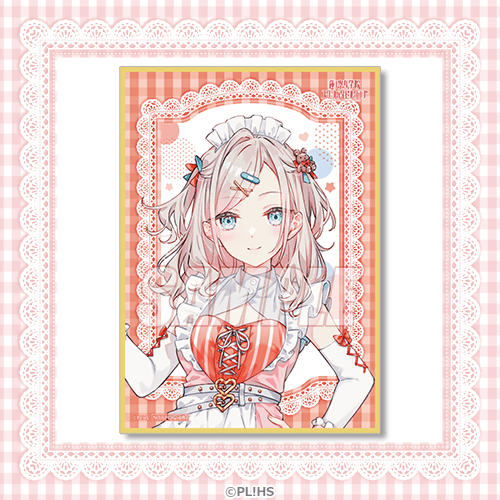 描き下ろしイラストA6ミニ色紙 セラス 柳田 リリエンフェルト