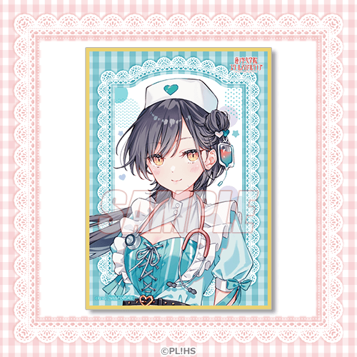 描き下ろしイラストA6ミニ色紙 桂城 泉