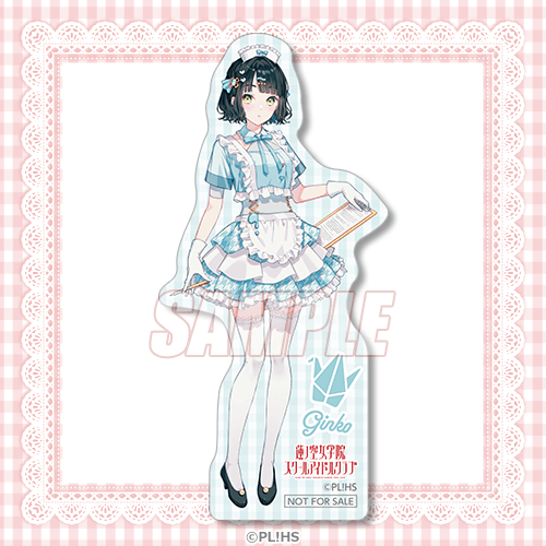 描き下ろしイラストダイカットステッカー 百生 吟子