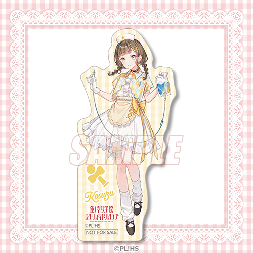 描き下ろしイラストダイカットステッカー 徒町 小鈴