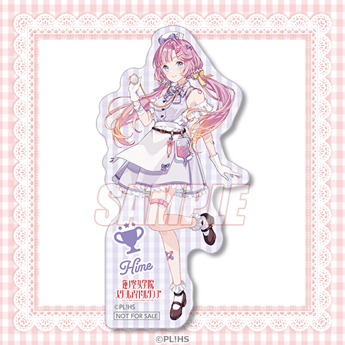 描き下ろしイラストダイカットステッカー 安養寺 姫芽