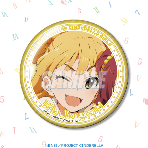 D-9 缶バッジ 城ヶ崎莉嘉