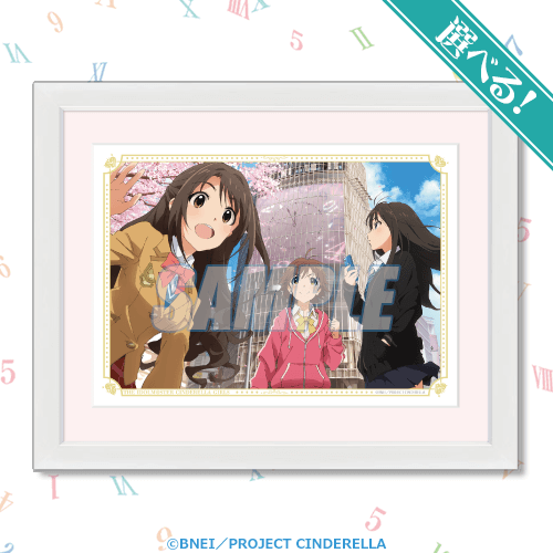 S-1-1 選べる！キャラファイングラフ 島村卯月＆渋谷凛＆本田未央 A