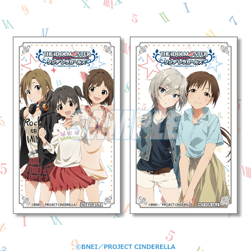 ミニブロマイド 赤城みりあ＆多田李衣菜＆前川みく／アナスタシア＆新田美波