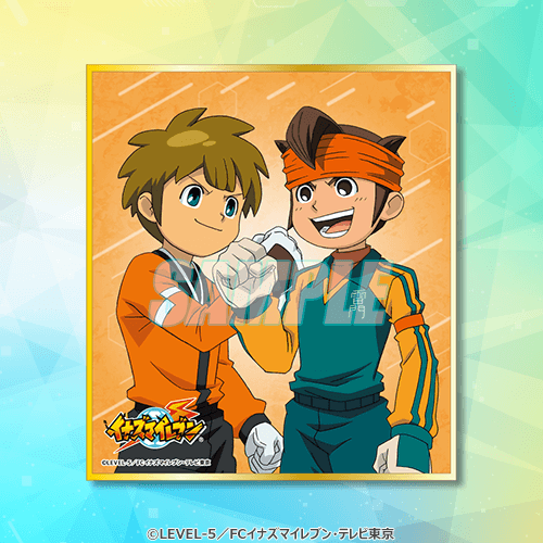 ミニ色紙 立向居&円堂