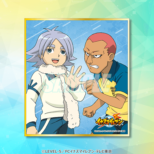 ミニ色紙 吹雪&染岡