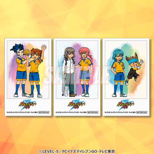 ミニブロマイド 剣城＆天馬／神童＆霧野／狩屋＆西園