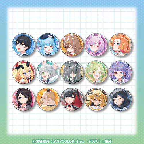 D賞 缶バッジ全15種セット