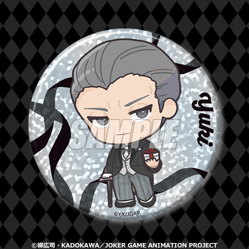 C-11 ホログラム缶バッジ 結城中佐（ミニ）