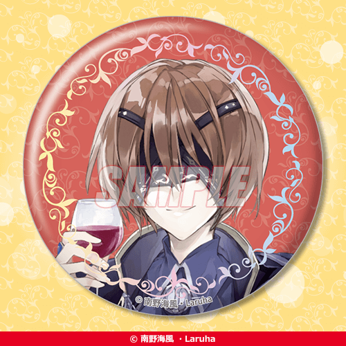 D-5 オーロラ缶バッジ 『魔術師クノンは見えている』クノン