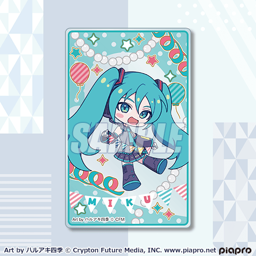 デザインアクリルカード 初音ミク ミニ