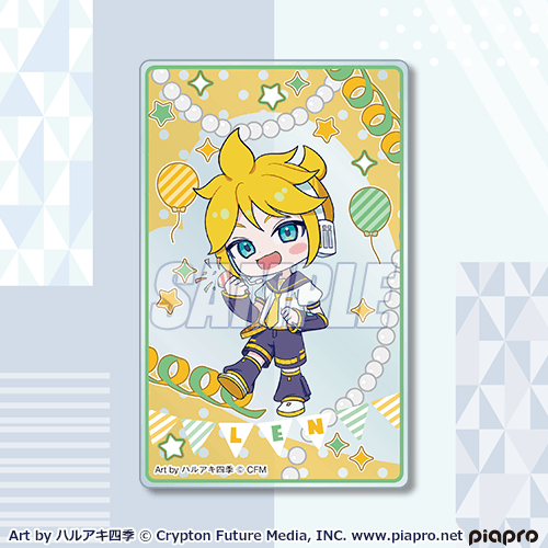 デザインアクリルカード 鏡音レン ミニ