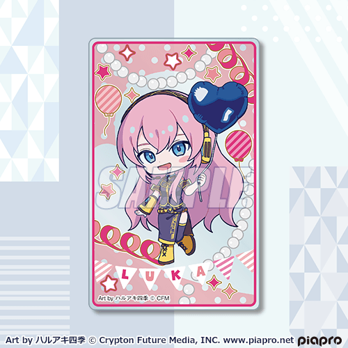 デザインアクリルカード 巡音ルカ ミニ