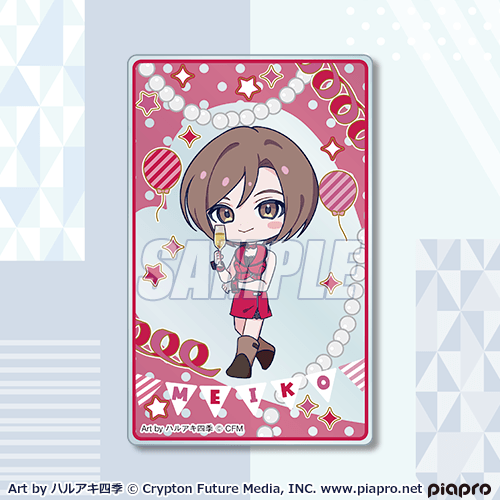 デザインアクリルカード MEIKO ミニ