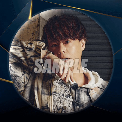 C-1 特大缶バッジ（スタンド付） 神尾晋一郎 A