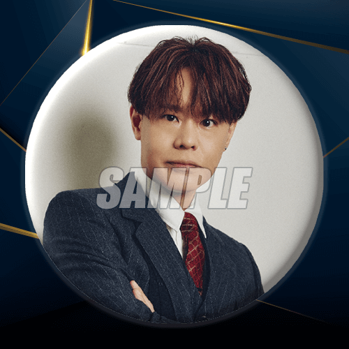 C-3 特大缶バッジ（スタンド付） 神尾晋一郎 B