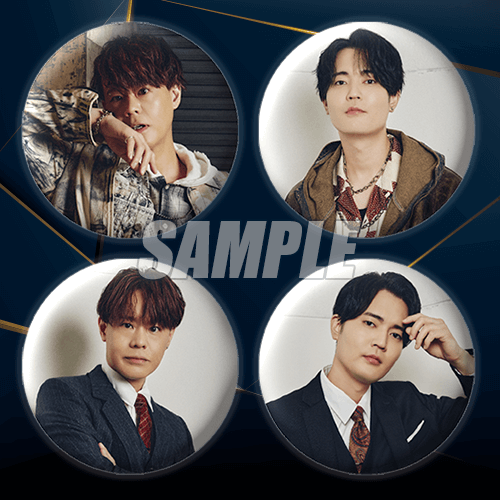 C賞 特大缶バッジ全4種セット