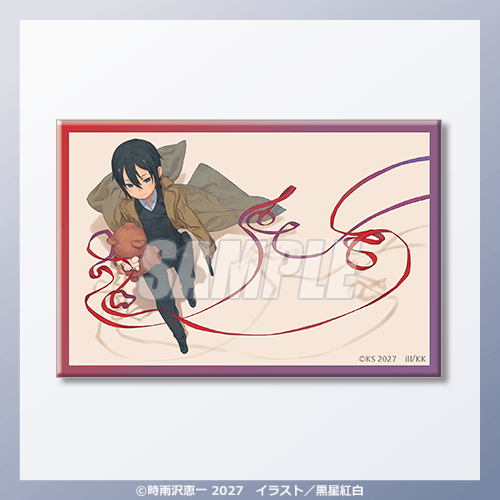 スクエア缶バッジ キノ B