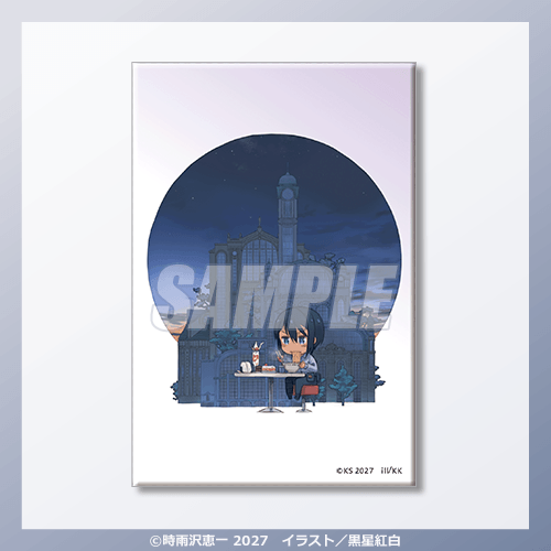スクエア缶バッジ キノ C