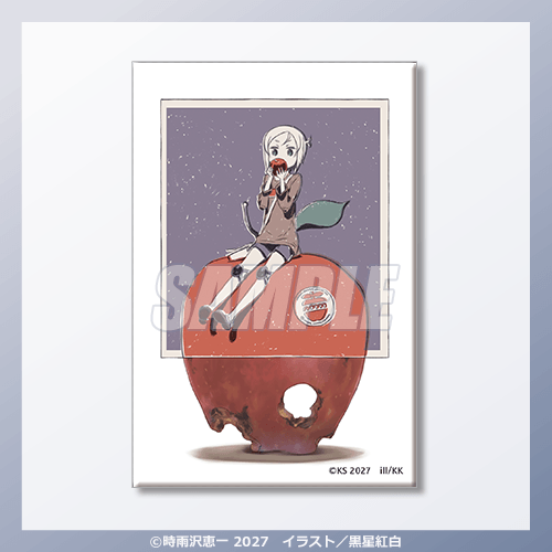 スクエア缶バッジ ティー