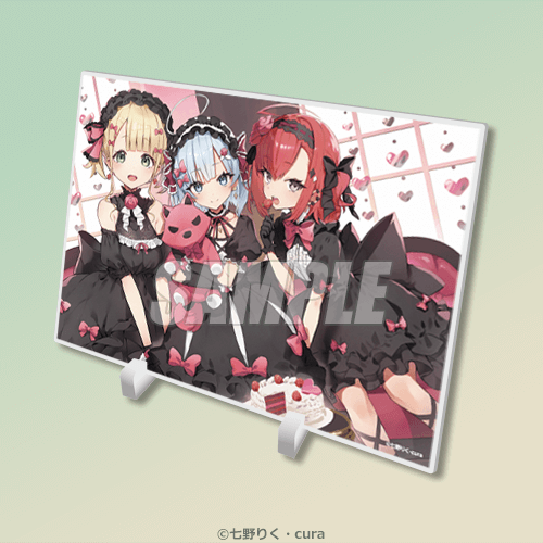 A-2 アクリルパネル ティナ＆エリー＆リィネ
