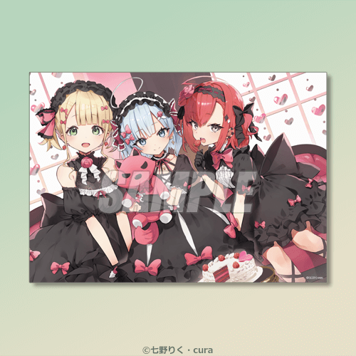 B-2 クリアポスター ティナ＆エリー＆リィネ