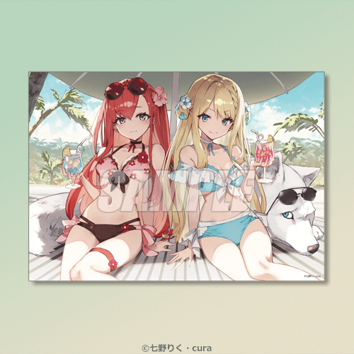 B-3 クリアポスター リディヤ＆シェリル