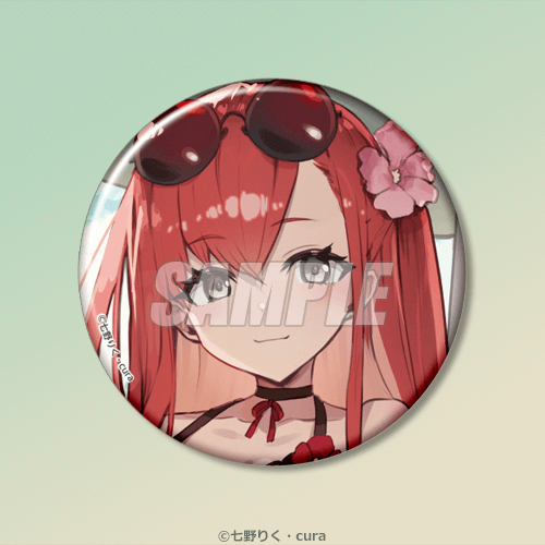 D-6 ビッグ缶バッジ リディヤ 画集B