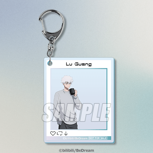 SNS風アクリルキーホルダー ヒカル(陸光) 描き下ろし