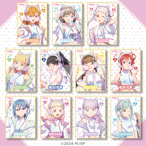 描き下ろしイラストA6ミニ色紙