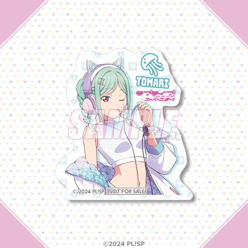 描き下ろしイラストダイカットステッカー 鬼塚冬毬