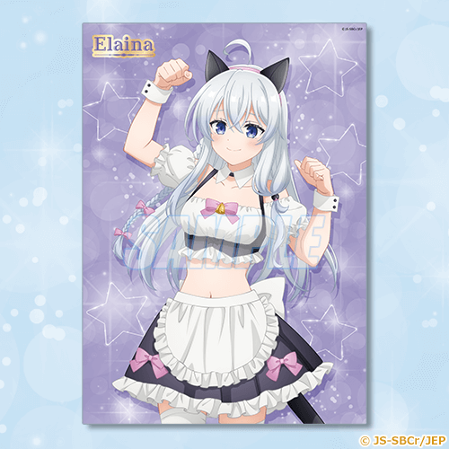 A-1 A3クリアポスター イレイナ メイド（黒ミミ）