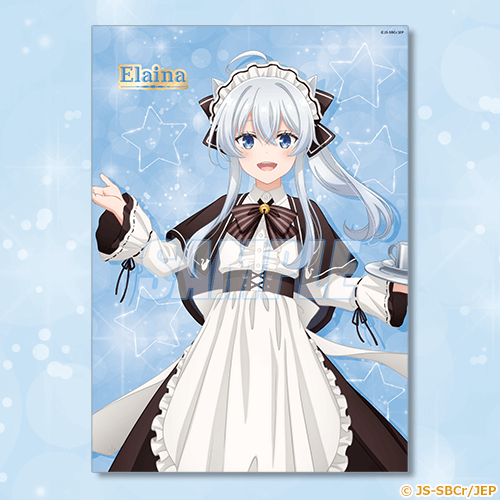 A-2 A3クリアポスター イレイナ メイド（白ミミ）