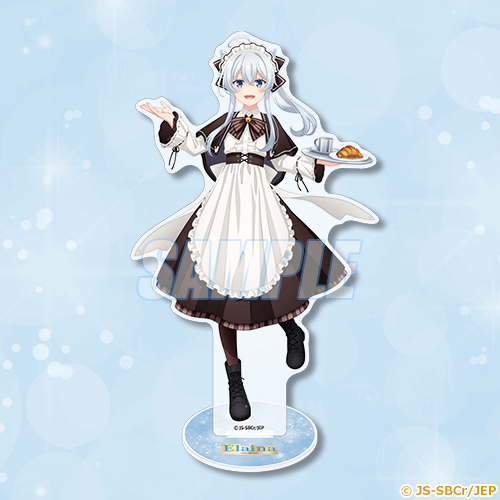 B-2 アクリルスタンドフィギュア イレイナ メイド（白ミミ）