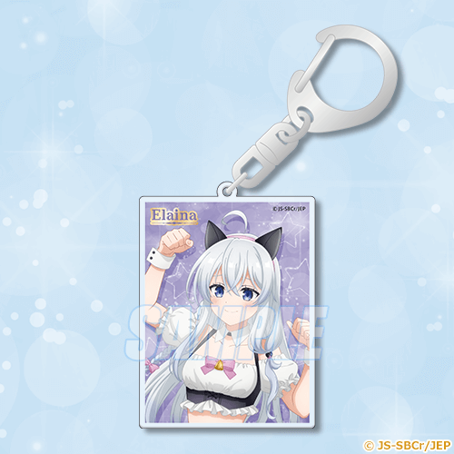 C-1 アクリルキーホルダー イレイナ メイド（黒ミミ）