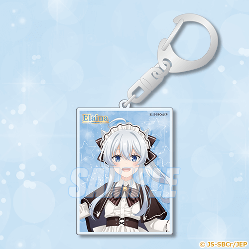 C-2 アクリルキーホルダー イレイナ メイド（白ミミ）