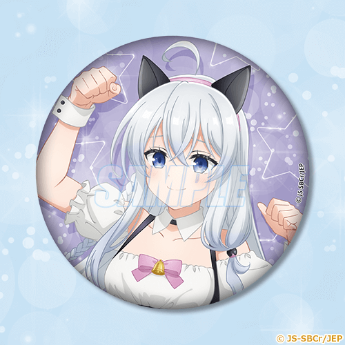 D-1 缶バッジ イレイナ メイド(黒ミミ)