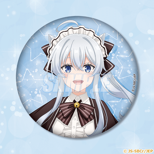 D-2 缶バッジ イレイナ メイド（白ミミ）