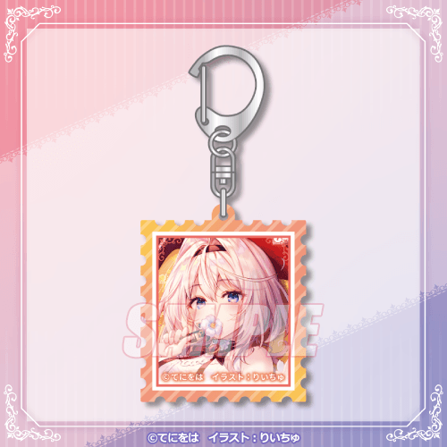アクリルキーホルダー 花